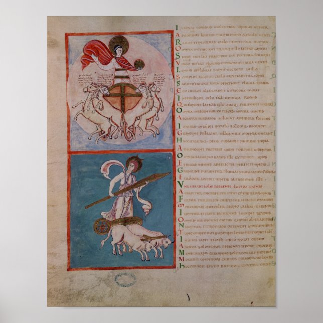 Poster Apollo comme le Soleil et Diana comme la Lune (Devant)