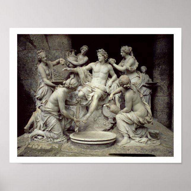 Poster Apollo Tended by the Nymphs (Devant)