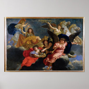 Poster Apothéose du roi Louis XIV de France