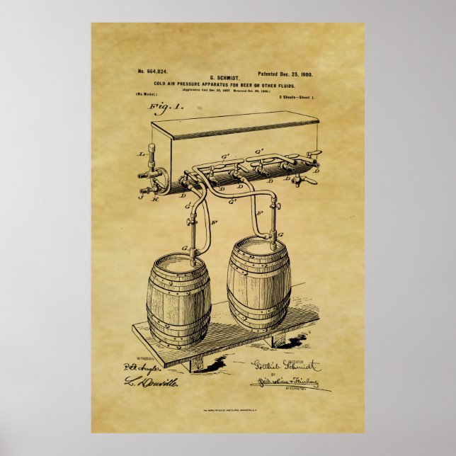 Poster Appareil à pression atmosphérique XXL pour le brev (Devant)