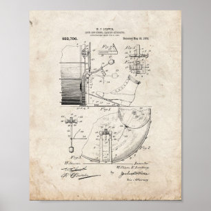 Poster Appareil De Jeu À Tambour Et À Cymbale Brevet - Vi