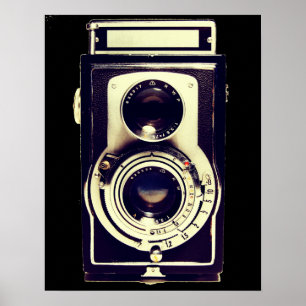 Poster Appareil-photo vintage