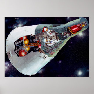 Poster Appareil spatial Gemini