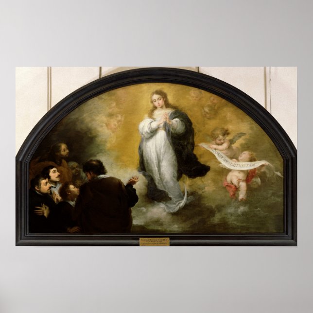 Poster Apparition de la Vierge, 1665 (Devant)