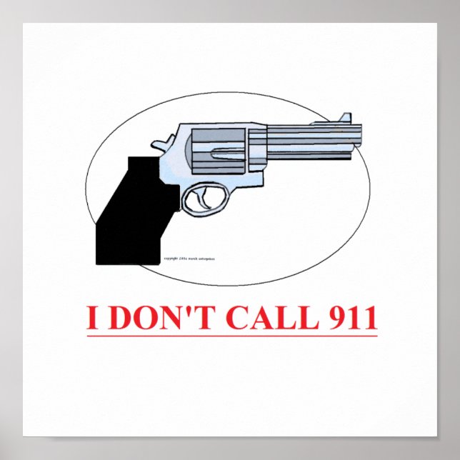 Poster appel 911 (Devant)