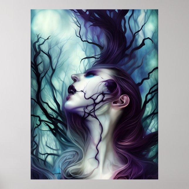 Poster Appel de l'Imaginaire d'Art numérique de l'IA Fore (Devant)