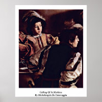 Appel De St. Matthew Michelangelo Da Caravaggio