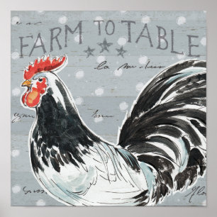 Poster Appel III de coqs