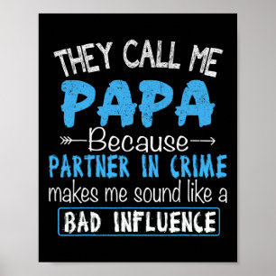 Poster Appelez-Moi Papa Partenaire Dans Crime Papa Fête d