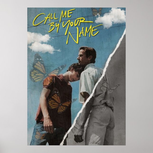 Poster appelez-moi par votre nom esthétique (Devant)