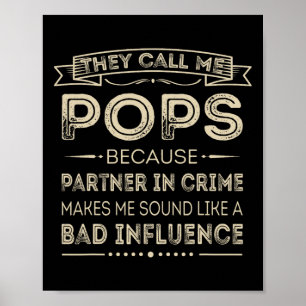 Poster Appelez-Moi Pops Parce Que Partenaire Dans Crime F