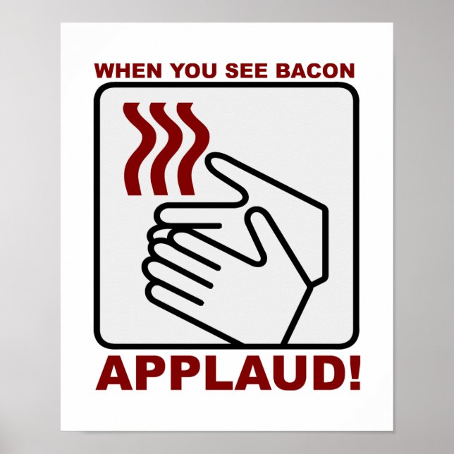 Poster applaudi de Bacon (Devant)
