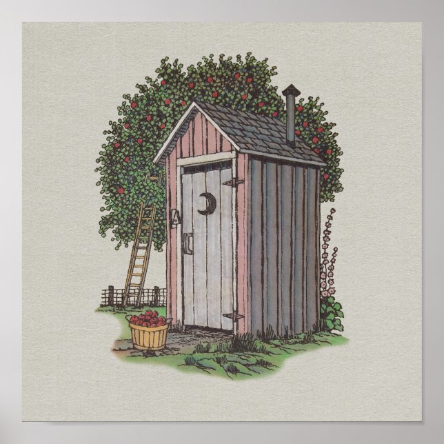 Poster Apple Orchard Outhouse (Devant)