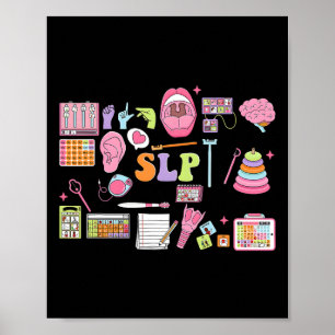 Poster Application d'orthophonie Slp pour les orthophonis