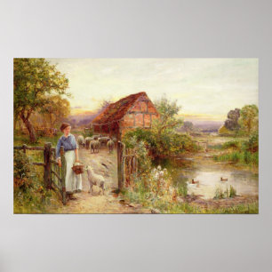 Poster Apport à la maison des moutons