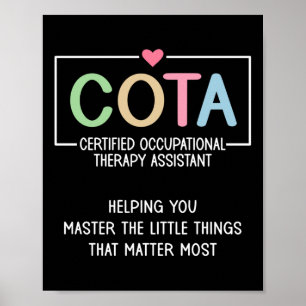 Poster Appréciation de Cota ergothérapie certifiée I