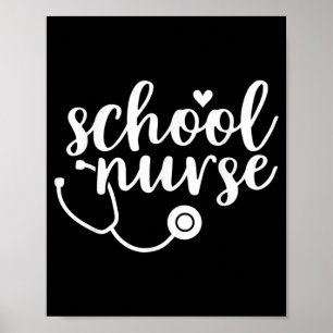Poster Appréciation des infirmières de l'école mignonne