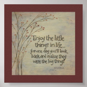 Poster Appréciez l'affiche Little things