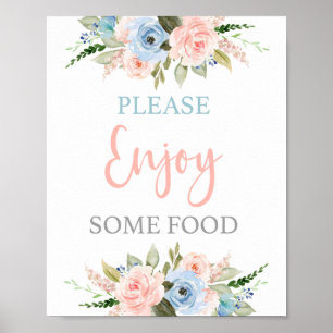 Poster Appréciez un peu de nourriture Révélation de genre