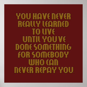 Poster apprendre à vivre l'affiche