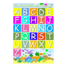 Apprends tes ABC avec les dinosaures à lire les le