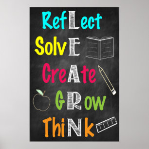 Poster APPRENEZ l'affiche d'acronyme