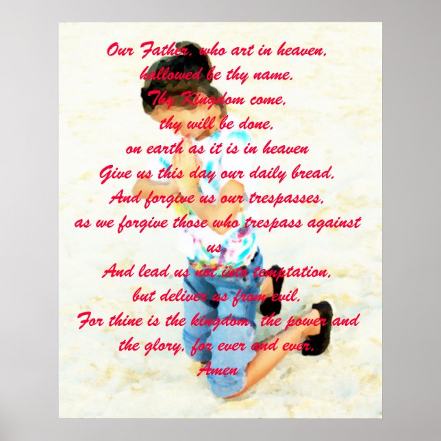 Poster Apprenez-nous à prier...... (Devant)