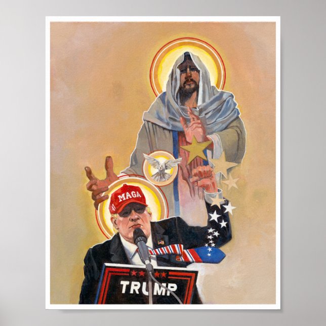 Poster Approbation divine (Devant)