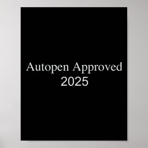 Poster Approuvé par Autopen 2025