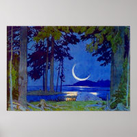APPUYER IMPRIMER NORTHWOODS RÉFLEXION DE LA LUNE D