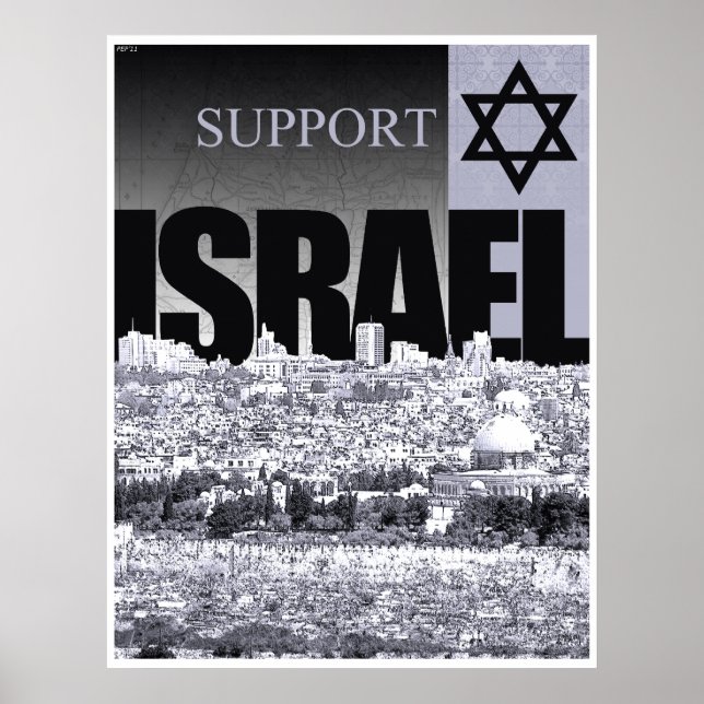 Poster Appuyer Israël (Devant)