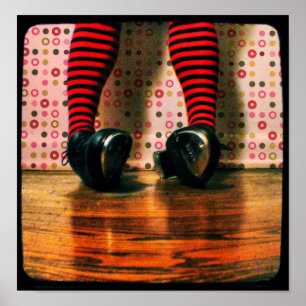 Poster Appuyez sur le bouton Jusqu'à ce que vous êtes Tuc