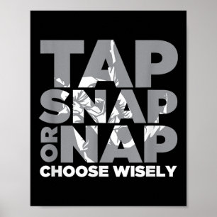 Poster Appuyez Sur Snap Ou Nap Brazillian Jiu Jitsu Bjj