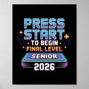 Poster Appuyez sur Start pour commencer le niveau final S