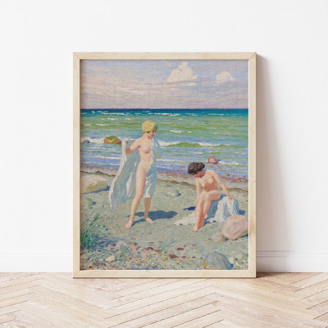 Poster Après la natation | Paul Fischer (Créateur téléchargé)