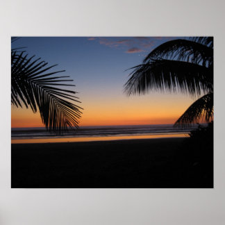 Poster Après le coucher du soleil