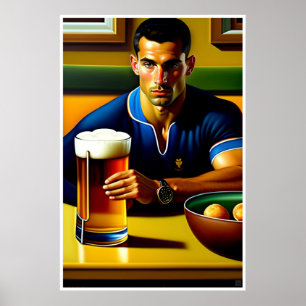 Poster Après Le Jeu - Rugby Art Print