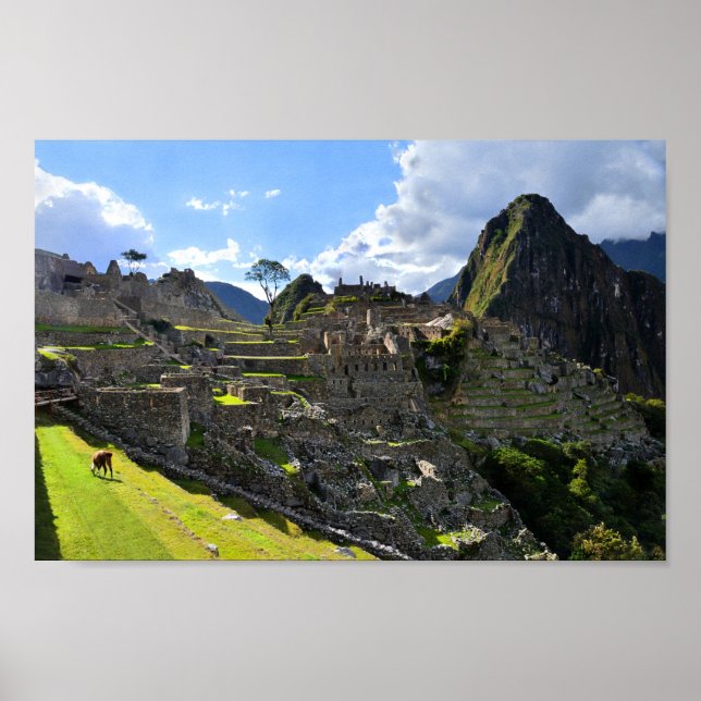 Poster Après-midi Machu Picchu (Devant)