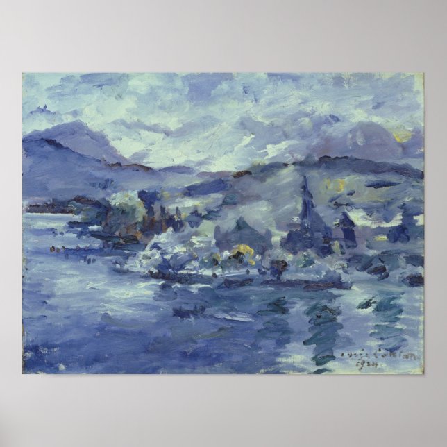 Poster Après-midi sur le lac Lucerne, 1924 (Devant)