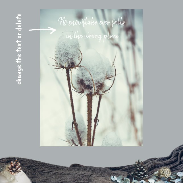 Poster Après une chute de neige (Créateur téléchargé)