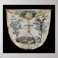 Apron d'un Maître de l'Ordre du Rose-Croix