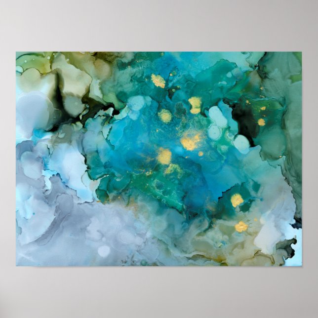 Poster Aqua Brume I (Devant)