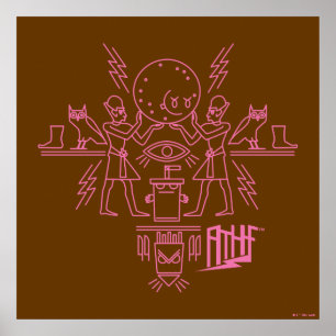 Poster Aqua Teen Hunger Force Hieroglyphics