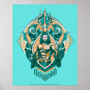 Poster Aquaman Graphique Aquaman & Trenchers