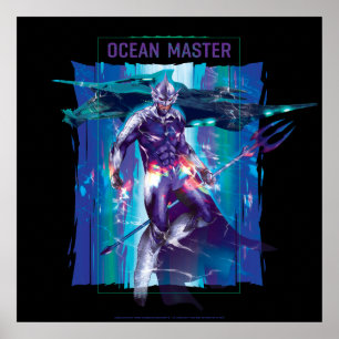 Poster Aquaman Ocean Master King Orm Refractionné Graph