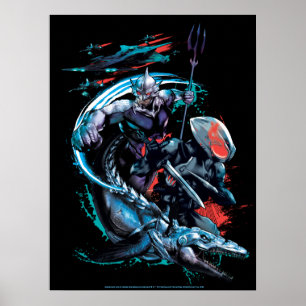 Poster Aquaman   Orm, Manta Noir, Tylosaur, & Ships