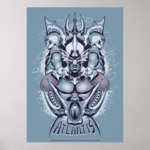 Poster Aquaman Orme Roi d'Atlantis Graphic