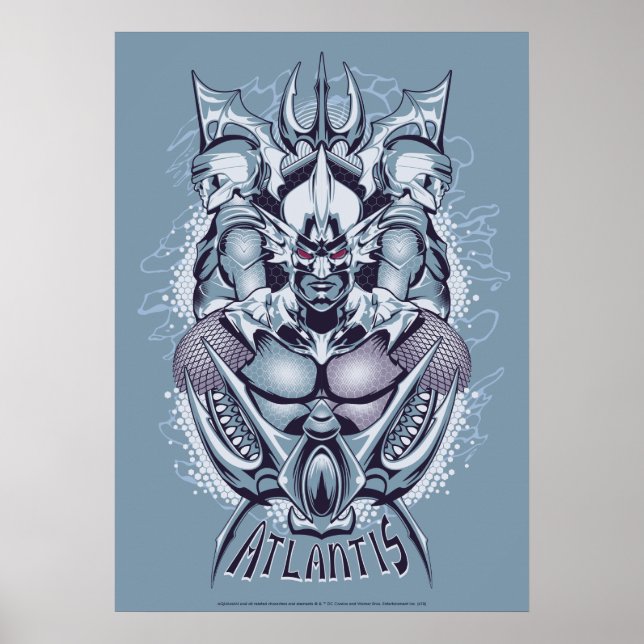 Poster Aquaman | Orme Roi d'Atlantis Graphic (Devant)