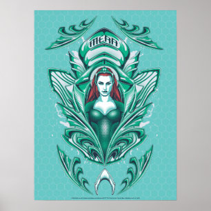 Poster Aquaman   Ornate Mera Graphic