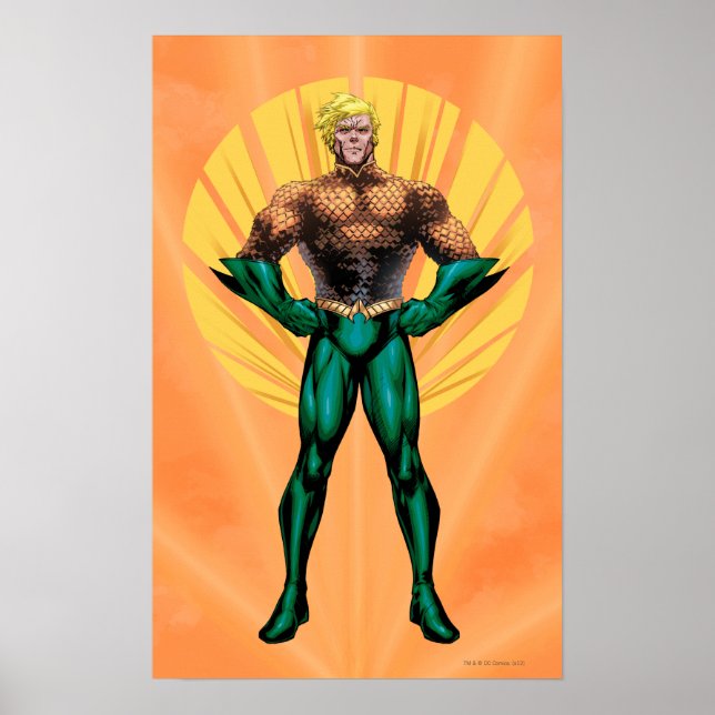 Poster Aquaman Standing (Devant)